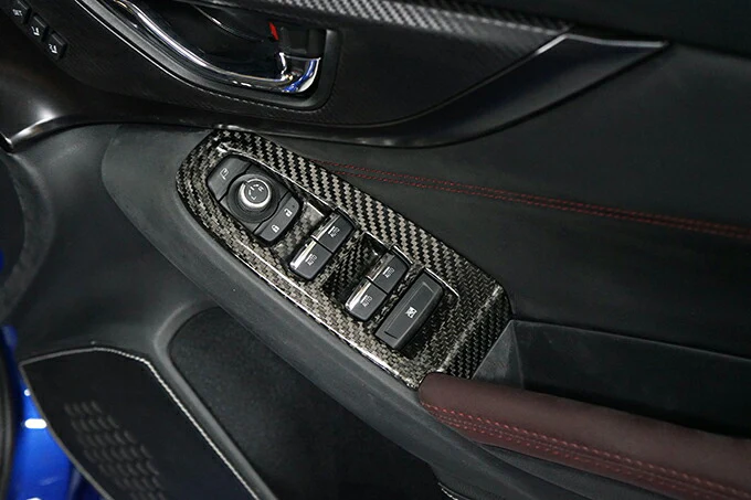SUBARU WRX S4【Type：VB】Drycarbon switch panel cover 4pcs /st637【for RHD】 - Image 2