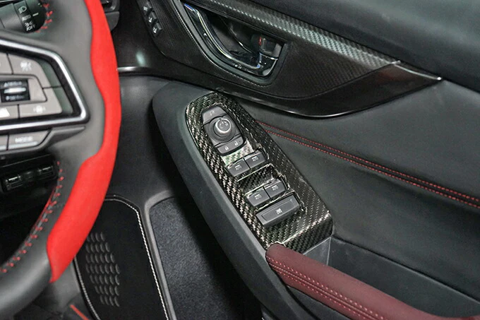 SUBARU　WRX S4【Type：VB】LEVORG【Type：VN】Drycarbon switch panel cover 4pcs /st886【for LHD】 - Image 3