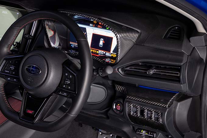 SUBARU WRX S4【Type：VB】Drycarbon meter inner hood 1pcs /st643【for RHD】 - Image 2