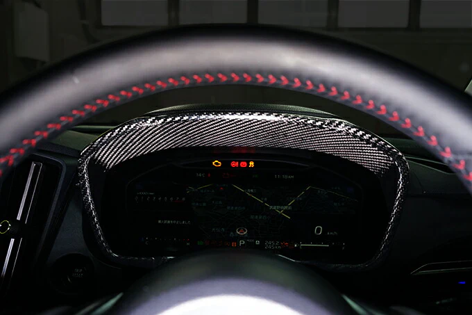 SUBARU WRX S4【Type：VB】Drycarbon meter inner hood 1pcs /st643【for RHD】 - Image 4