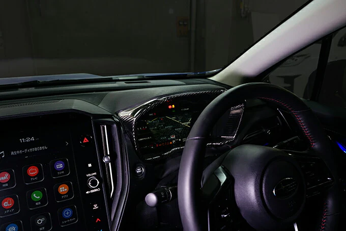 SUBARU WRX S4【Type：VB】LEVORG【Type：VN】CROSSTREK/IMPREZA【Type：GU】Drycarbon meter inner hood 1pcs /st643usa【for LHD】 - Image 5