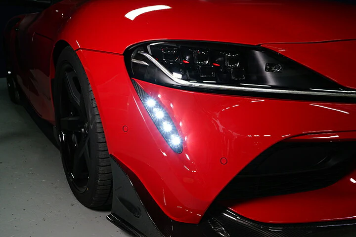 TOYOTA SUPRA 【Type:DB#2】Drycarbon fog light cover 2pcs/st598【for RHD&LHD】 - Image 5