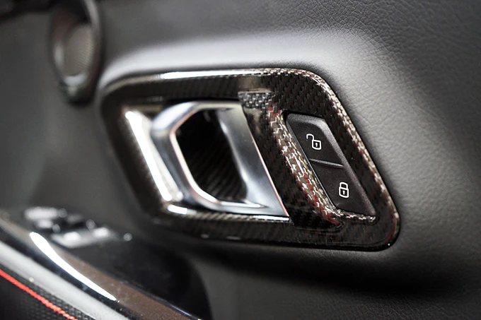 TOYOTA SUPRA【Type:DB#2】Drycarbon door lock panel 2pcs/st537【for LHD】 - Image 5