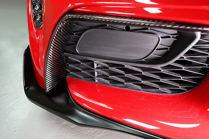 TOYOTA SUPRA【Type：DB#2】Drycarbon front duct upper garnish 2pcs/st678【for RHD&LHD】 - Image 3