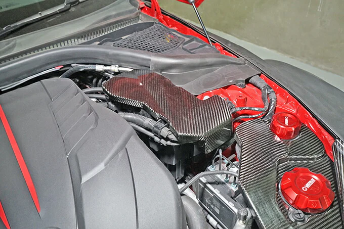 TOYOTA SUPRA 【Type：DB#2】Drycarbon ECU cover 1pcs/st636【for RHD&LHD】 - Image 3