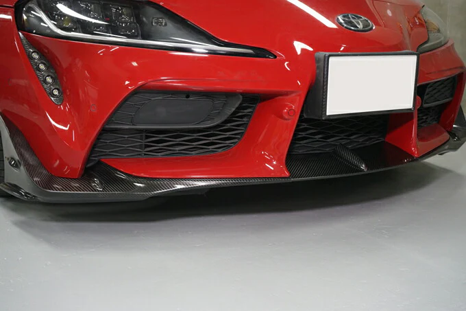 TOYOTA SUPRA 【Type:DB#2】Drycarbon front lip 3pcs/st627th【for RHD&LHD】 - Image 4