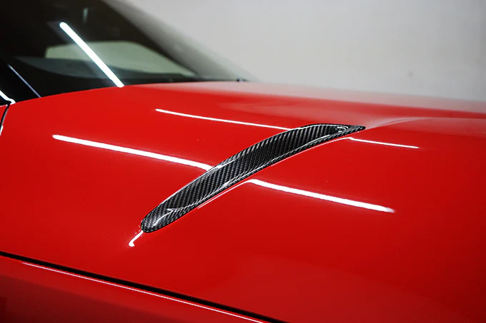 TOYOTA SUPRA【Type：DB#2】Drycarbon engine hood duct cover 2pcs/st552【for RHD&LHD】 - Image 4