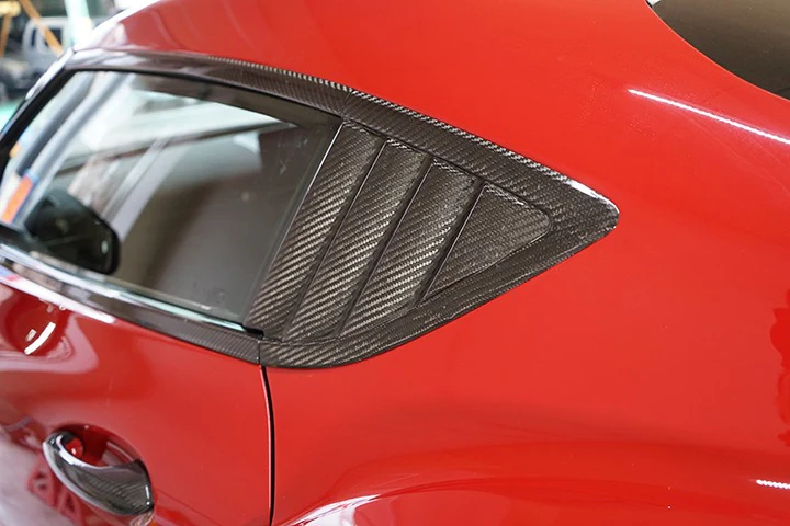 TOYOTA SUPRA【Type：DB#2】Drycarbon  window / door molding covers 6pcs/st597【for RHD&LHD】 - Image 4