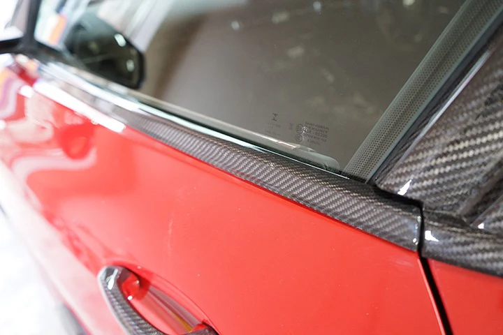 TOYOTA SUPRA【Type：DB#2】Drycarbon  window / door molding covers 6pcs/st597【for RHD&LHD】 - Image 5
