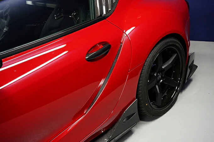 TOYOTA SUPRA 【Type：DB#2】Drycarbon outer door duct cover 2pcs/st700【for RHD&LHD】 - Image 3