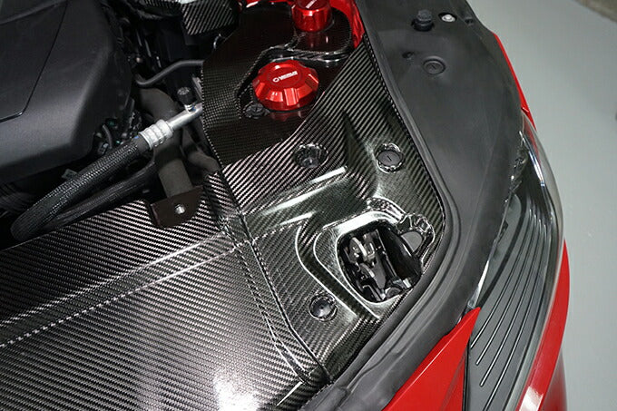 TOYOTA SUPRA 【Type:DB#2】Drycarbon radiator hood cover 3pcs/st631th【for RHD&LHD】 - Image 5