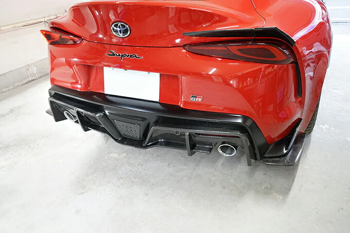 TOYOTA SUPRA 【Type：DB#2】Drycarbon rear bumper cover 3pcs/st607【for RHD&LHD】 - Image 5
