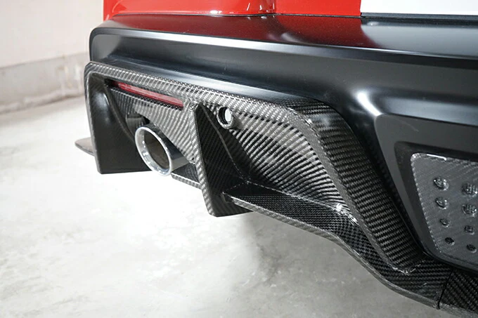 TOYOTA SUPRA 【Type：DB#2】Drycarbon rear bumper cover 3pcs/st607【for RHD&LHD】 - Image 7
