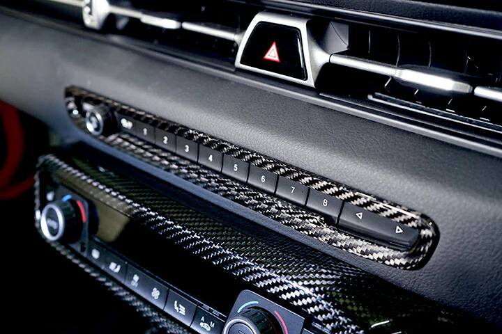 TOYOTA SUPRA 【Type：DB#2】Drycarbon audio switch panel cover 1pcs/st545【for RHD&LHD】 - Image 5