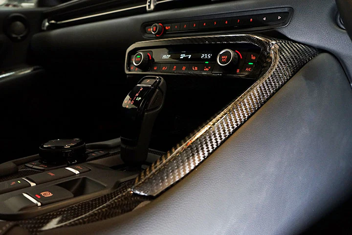 TOYOTA SUPRA 【Type：DB#2】Drycarbon center console cover 2pcs/st528【for RHD&LHD】 - Image 4