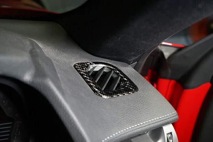 TOYOTA SUPRA 【Type：DB#2】Drycarbon defroster garnish 2pcs/ st570th【for RHD】 - Image 2