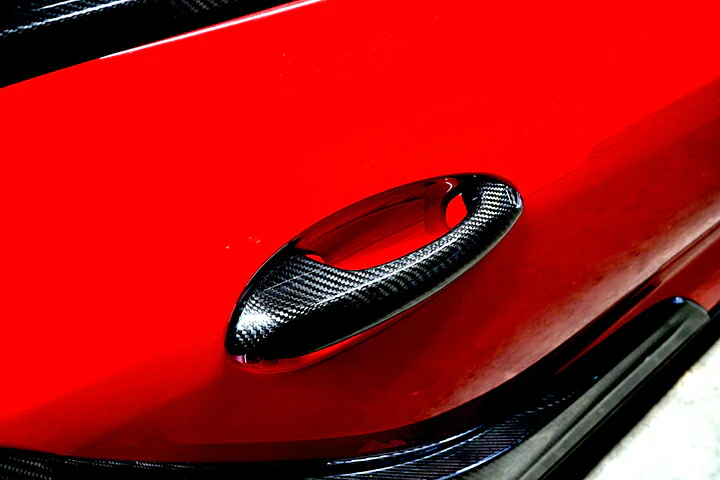 TOYOTA SUPRA 【Type：DB#2】Drycarbon door handle cover 2pcs/st531th【for RHD&LHD】 - Image 5