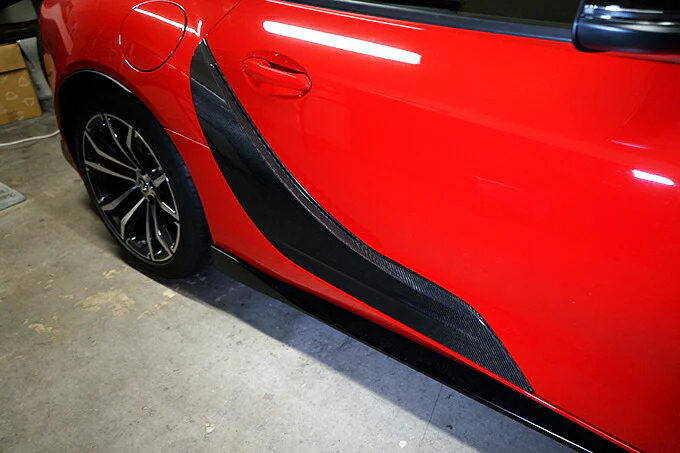 TOYOTA SUPRA 【Type：DB#2】Drycarbon door outer panel cover 2pcs/st556【for RHD&LHD】 - Image 5
