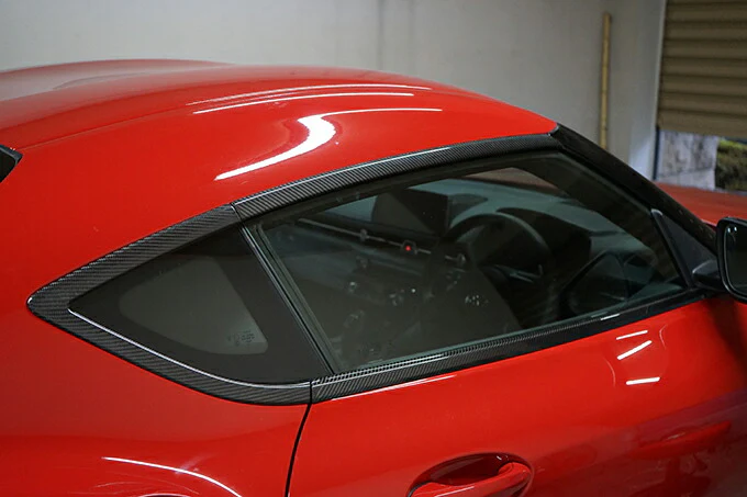 TOYOTA SUPRA 【Type：DB#2】Drycarbon door moulding cover 6pcs/st551th【for RHD&LHD】 - Image 2