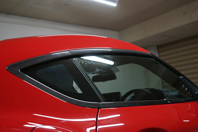 TOYOTA SUPRA 【Type：DB#2】Drycarbon door moulding cover 6pcs/st551th【for RHD&LHD】 - Image 4