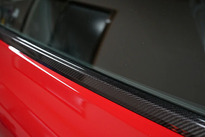TOYOTA SUPRA 【Type：DB#2】Drycarbon door moulding cover 6pcs/st551th【for RHD&LHD】 - Image 5