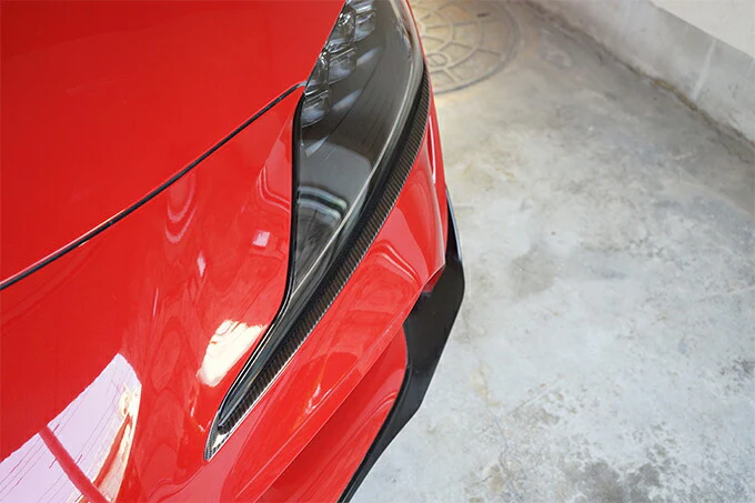 TOYOTA SUPRA 【Type：DB#2】Drycarbon headlight eyeline 2pcs/st573【for RHD&LHD】 - Image 4