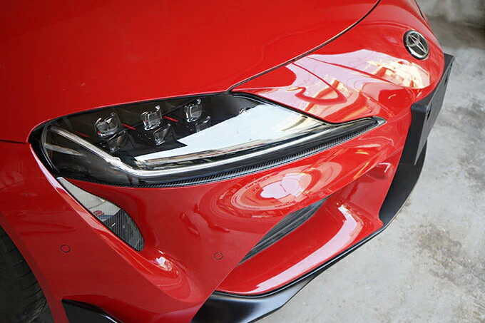 TOYOTA SUPRA 【Type：DB#2】Drycarbon headlight eyeline 2pcs/st573【for RHD&LHD】 - Image 5