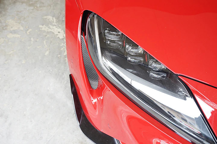 TOYOTA SUPRA【Type:DB#2】Drycarbon front bumper duct cover 2pcs/st555th【for RHD&LHD】 - Image 4