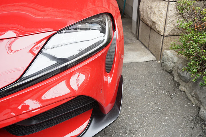 TOYOTA SUPRA【Type:DB#2】Drycarbon front bumper duct cover 2pcs/st555th【for RHD&LHD】 - Image 5