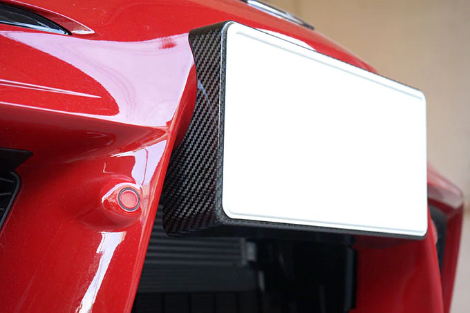 TOYOTA SUPRA 【Type：DB#2】Drycarbon license plate mount 1pcs/st596【for RHD】 - Image 4