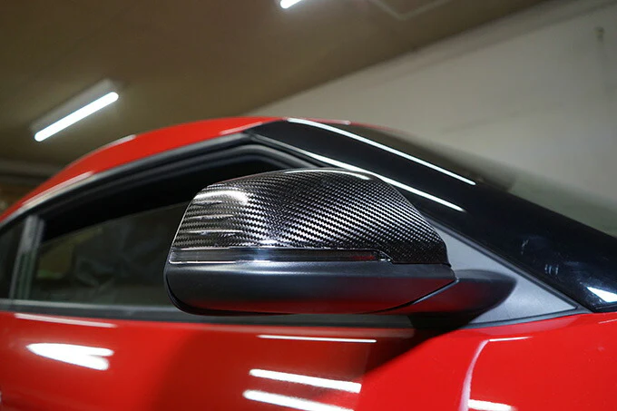 TOYOTA SUPRA 【Type：DB#2】Drycarbon side mirror cover 2pcs/ st572th【for RHD&LHD】 - Image 3