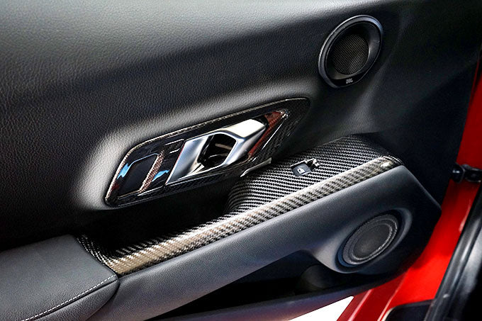 TOYOTA SUPRA【Type：DB#2】Drycarbon  switch panel cover 2pcs/st538jpth【for RHD】 - Image 6