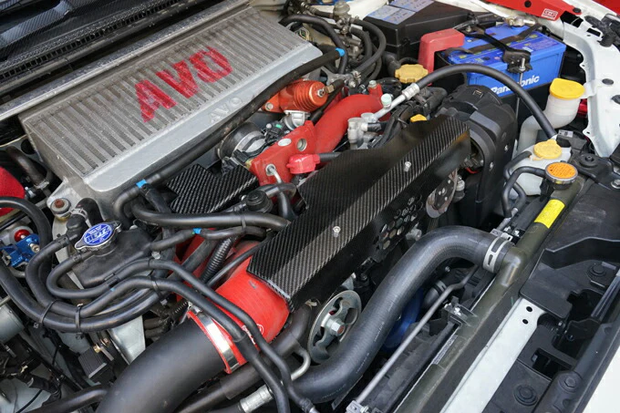 SUBARU WRX STI/S4【Type:VA(D type and after)】Drycarbon Boost solenoid cover 1pcs/st595【for RHD&LHD】 - Image 2