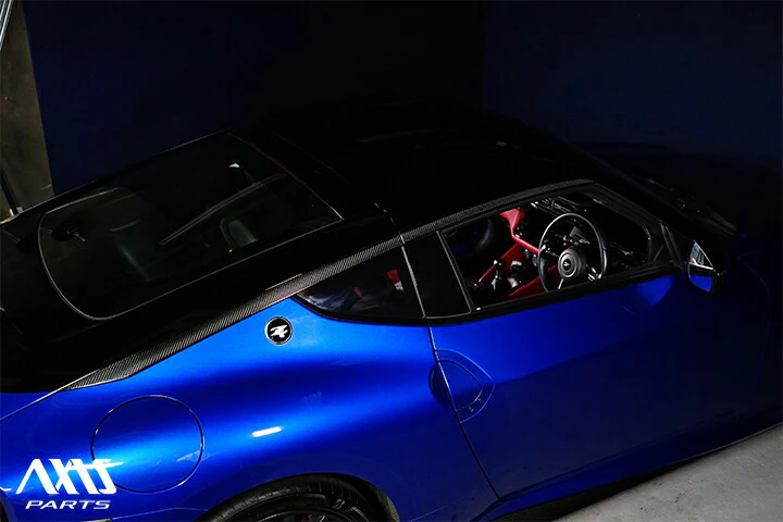 NISSAN FAIRLADY Z【Type:RZ34】Drycarbon rain channel 4pcs/st903【for RHD/LHD】 - Image 5