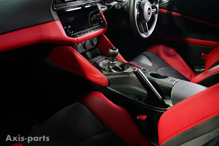 NISSAN FAIRLADY Z【Type：RZ34】Drycarbon shift panel cover 1pcs / st866【for RHD&LHD】 - Image 5